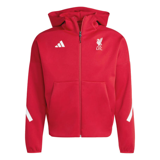 adidas Liverpool FC Z.N.E. Anthem Jacket - Strawberry Red