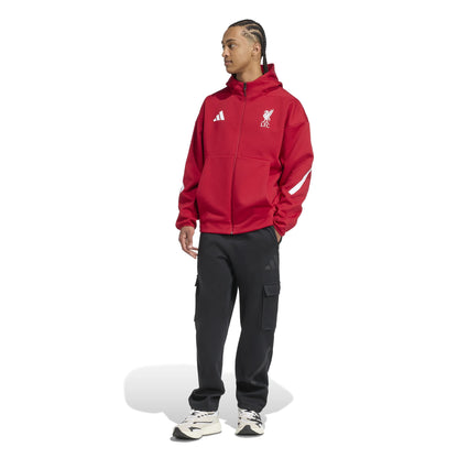 adidas Liverpool FC Z.N.E. Anthem Jacket - Strawberry Red