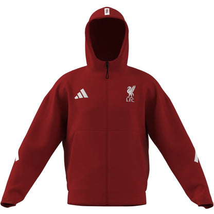 adidas Liverpool FC Z.N.E. Anthem Jacket - Strawberry Red