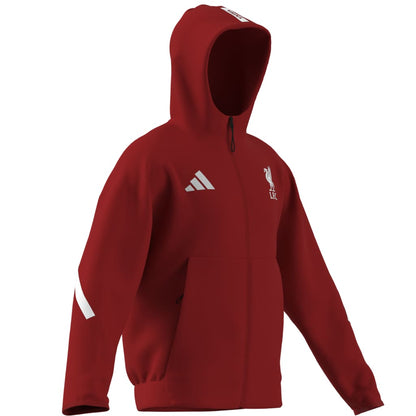 adidas Liverpool FC Z.N.E. Anthem Jacket - Strawberry Red