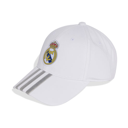 adidas Real Madrid Baseball Cap - White / Light Solid Grey
