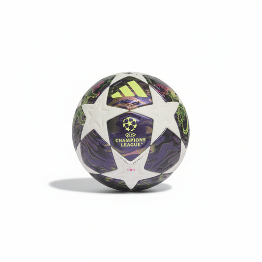 adidas UCL Final Pro Ball - Dark Purple / White / Solar Yellow