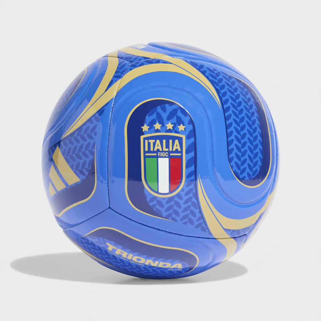 adidas Italy Home Club Ball - Hi-Res Blue / Victory Blue / Hazy Beige