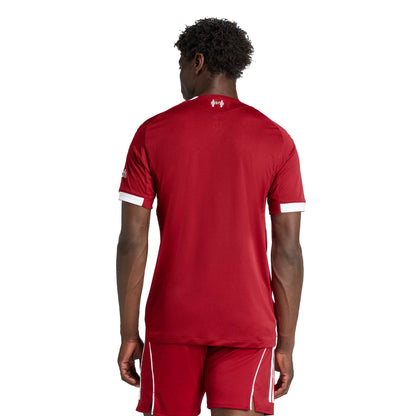 adidas Liverpool FC 25-26 Authentic Home - Strawberry Red