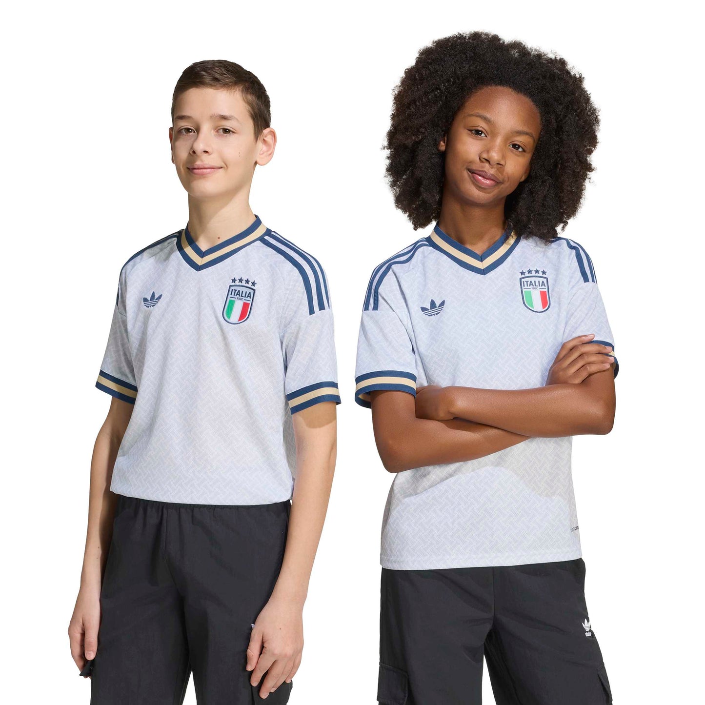 adidas Italy 26 Away Kids Jersey - Aeroblue