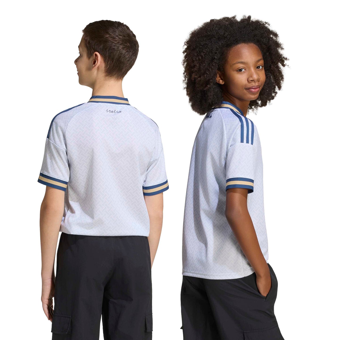 adidas Italy 26 Away Kids Jersey - Aeroblue