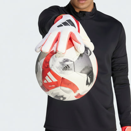 adidas Predator Goalkeeper Glove Pro - White / Lucid Red / Black4068812003455