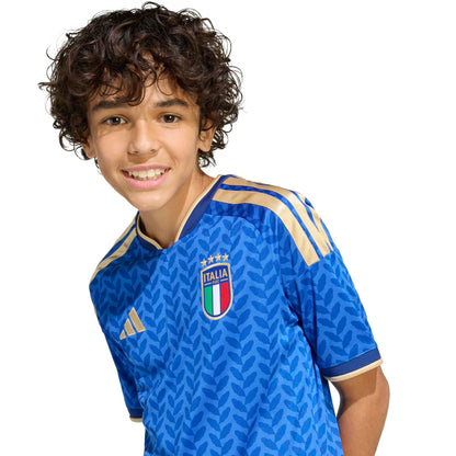 adidas Italy 26 Home Jersey Kids - Bold Blue