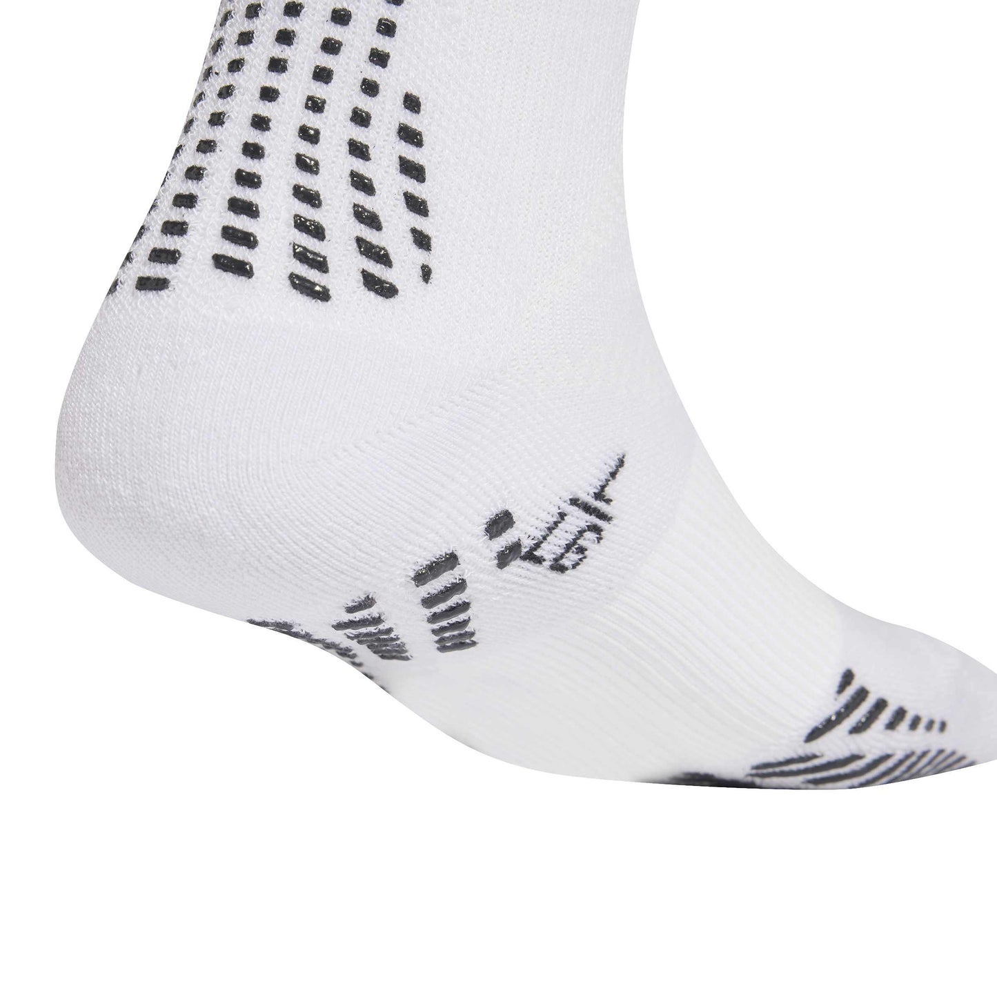 adidas Football GRIP Printed Crew Performance Socks Cushioned - White / White / Black