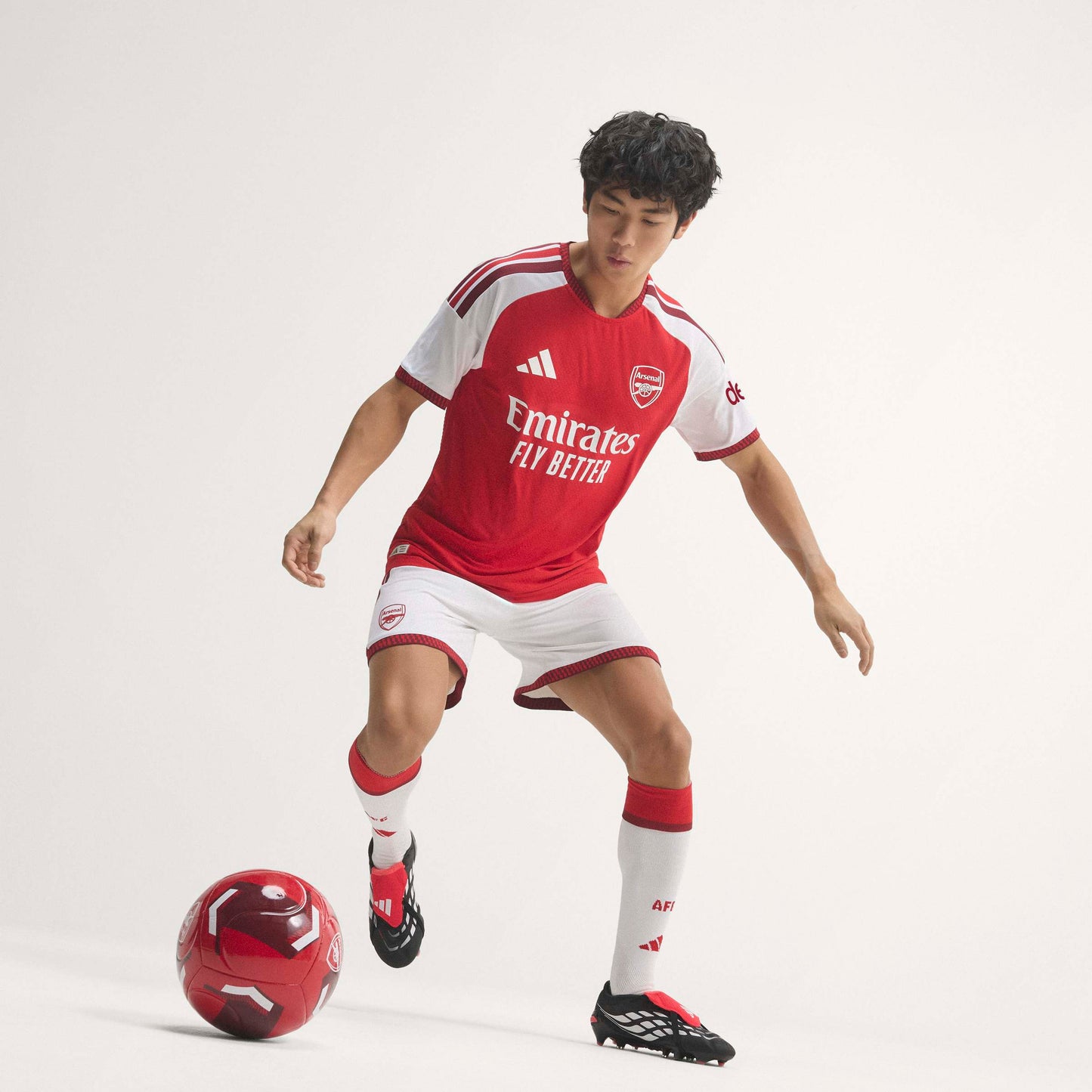 adidas Arsenal FC 26-27 Authentic Home Jersey - Better Scarlet