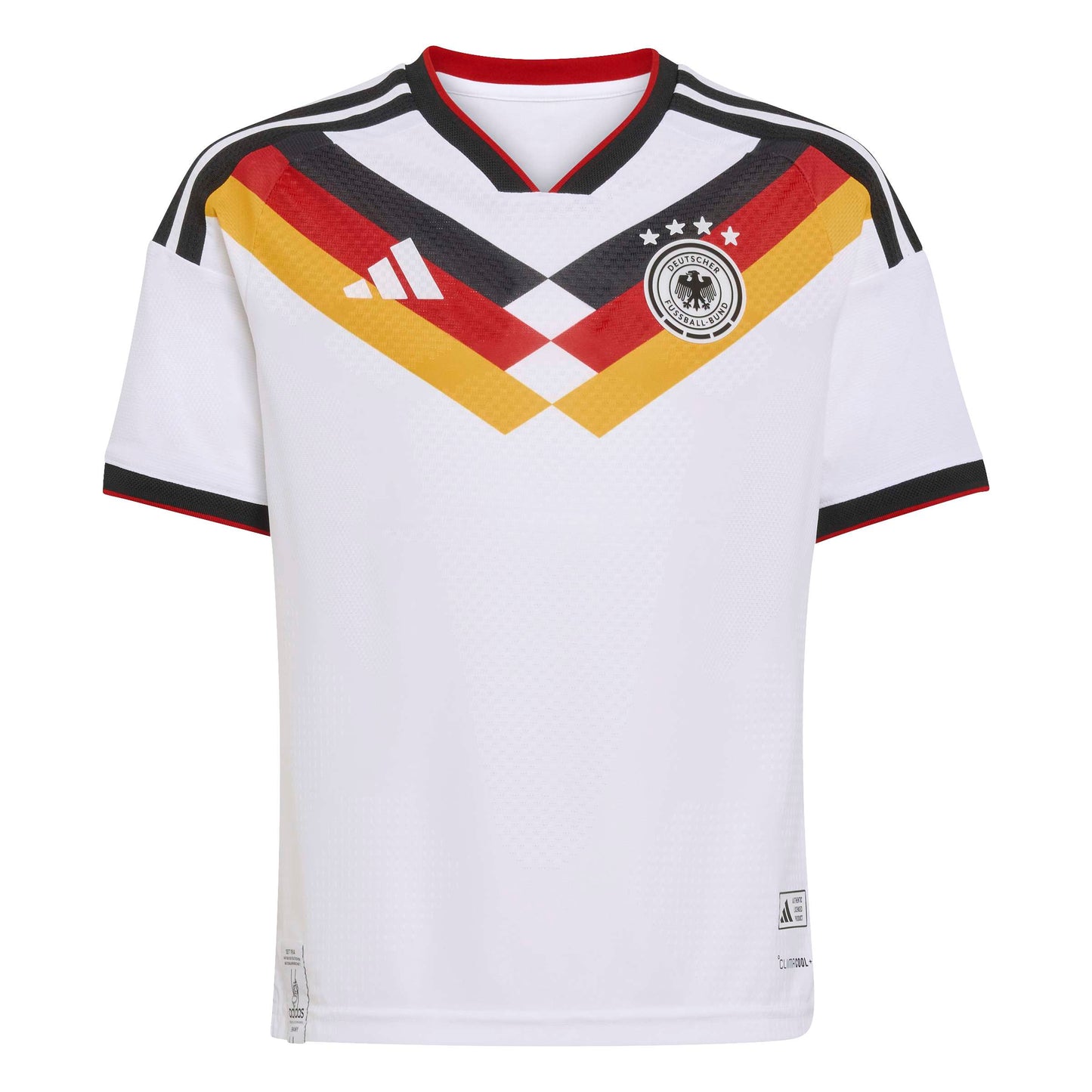 adidas Germany 26 Home Jersey Kids - White