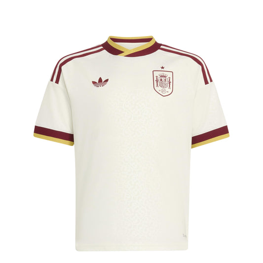 adidas Spain 26 Away Jersey Kids - Off White