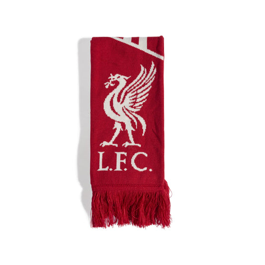 adidas Liverpool FC Scarf - Strawberry Red / White