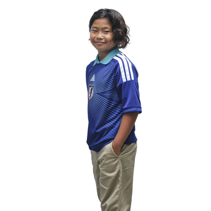 adidas Japan 26 Kids Home Jersey - Ash Blue
