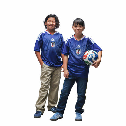 adidas Japan 26 Kids Home Jersey - Ash Blue