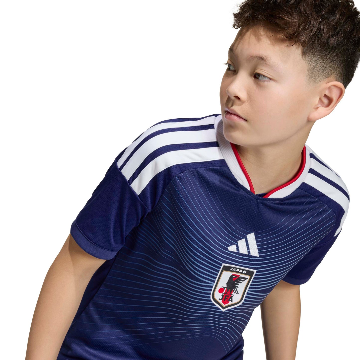 adidas Japan 26 Kids Home Jersey - Ash Blue
