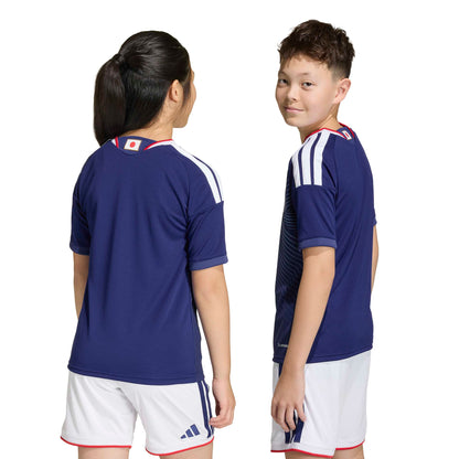 adidas Japan 26 Kids Home Jersey - Ash Blue