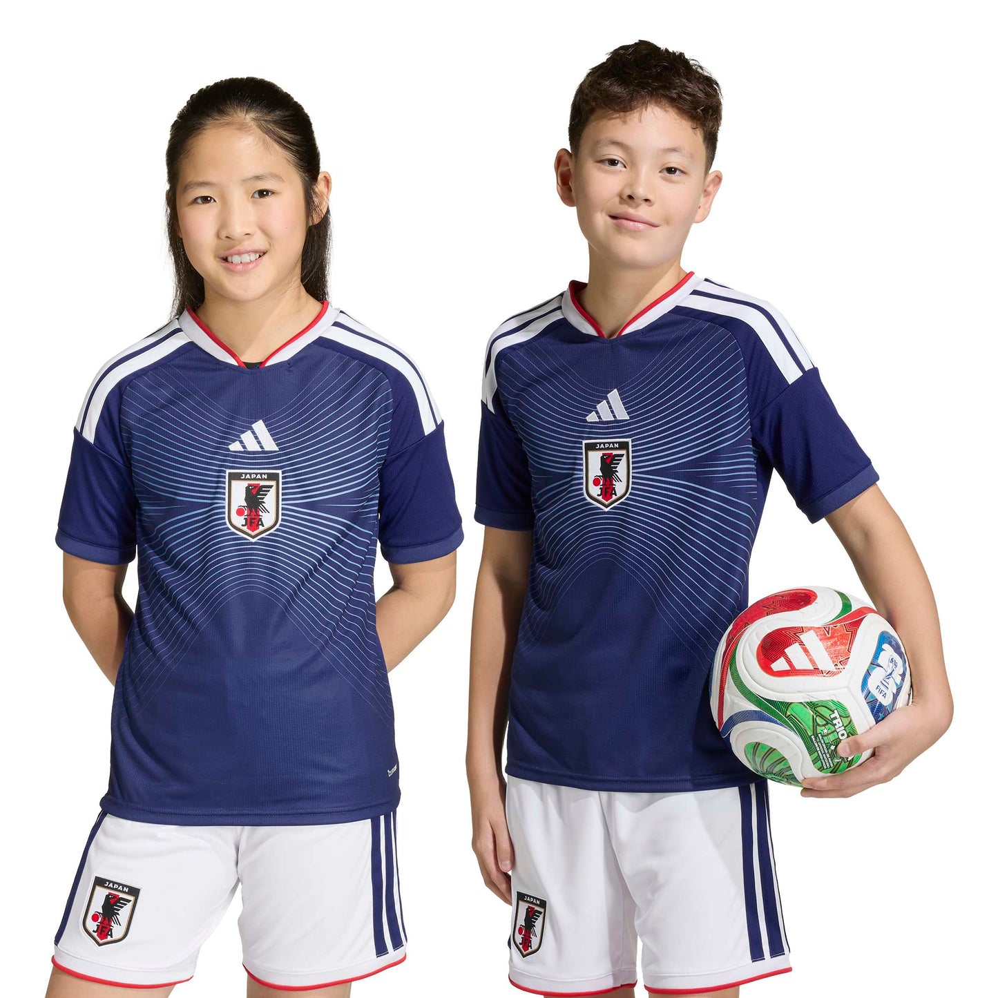 adidas Japan 26 Kids Home Jersey - Ash Blue