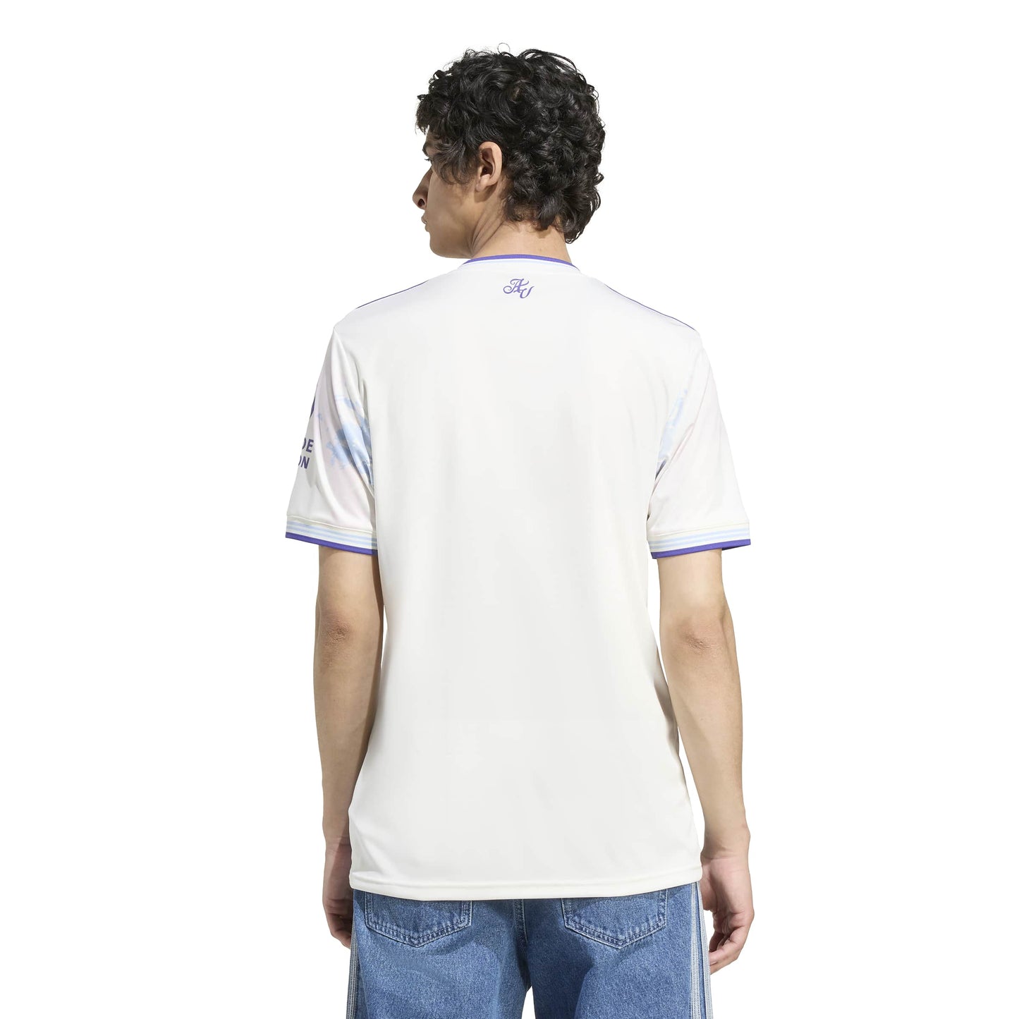 adidas Aston Villa FC 25-26 Third Jersey - Off White / Energy Ink