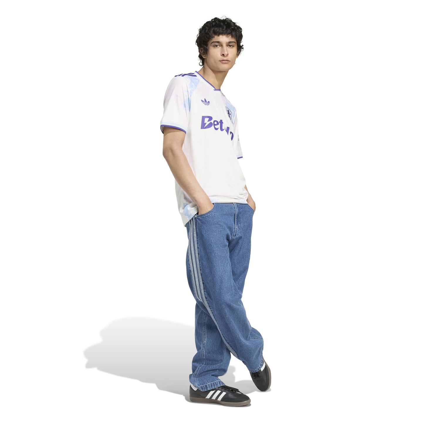 adidas Aston Villa FC 25-26 Third Jersey - Off White / Energy Ink