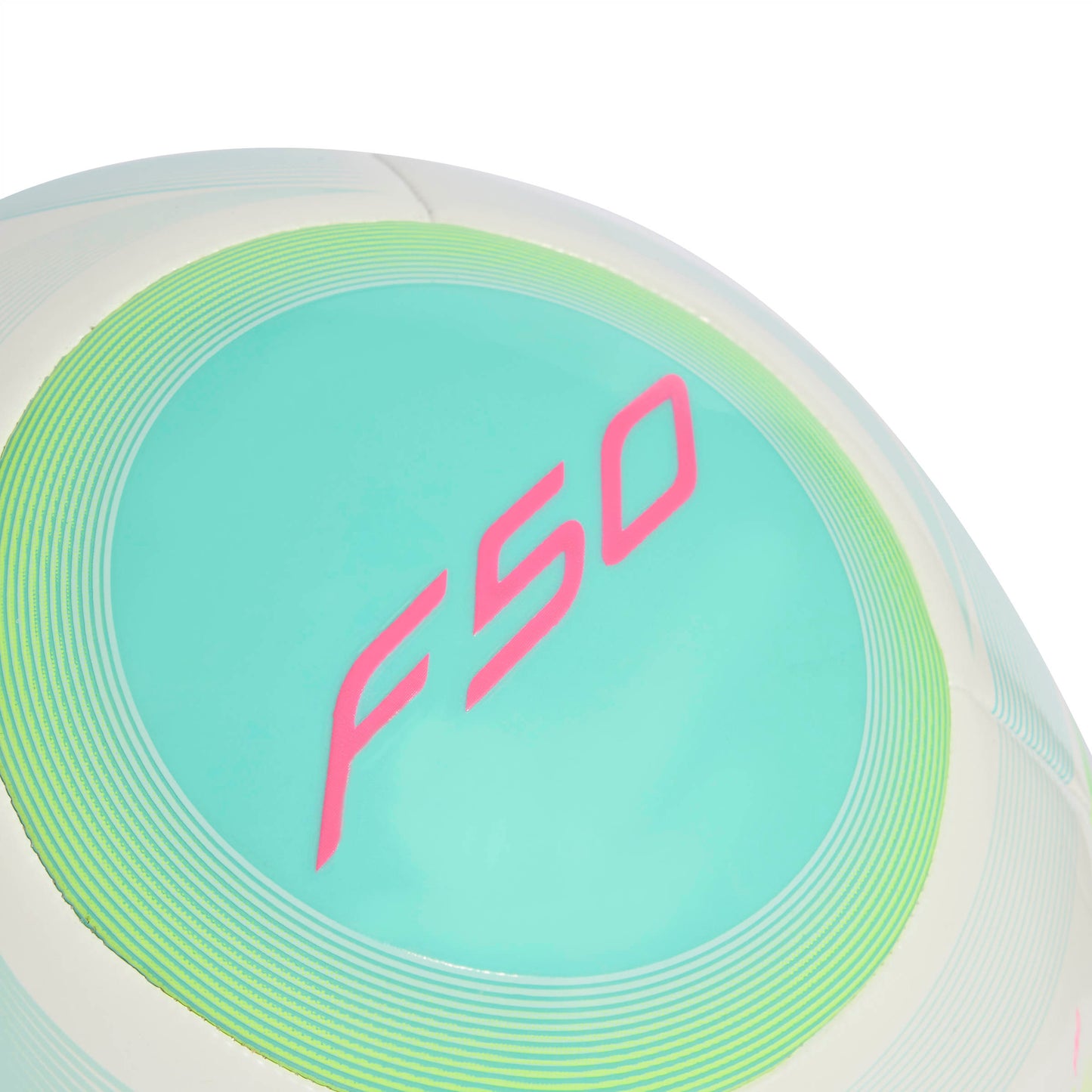 adidas Messi Club Ball - White / Flash Aqua / Halo Mint / Lucid Pink