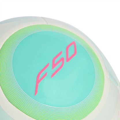 adidas Messi Club Ball - White / Flash Aqua / Halo Mint / Lucid Pink