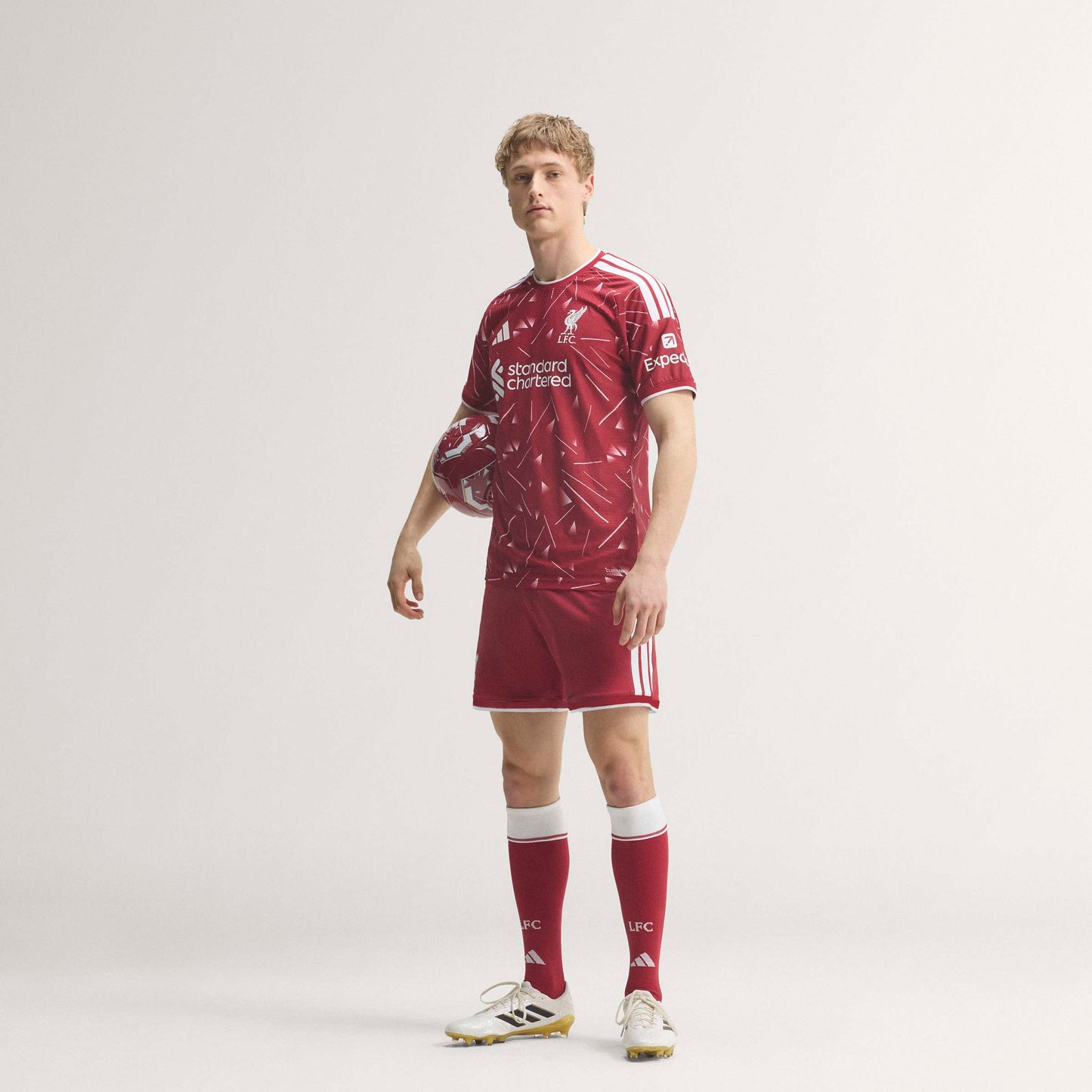 adidas Liverpool FC 25-26 Authentic Home - Active Maroon