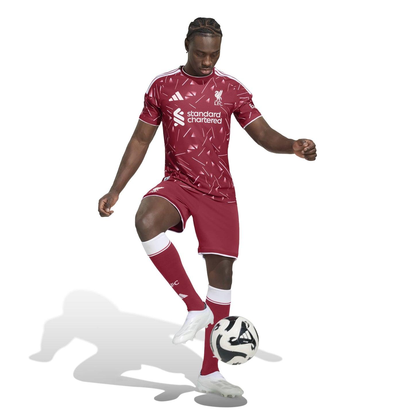 adidas Liverpool FC 25-26 Authentic Home - Active Maroon