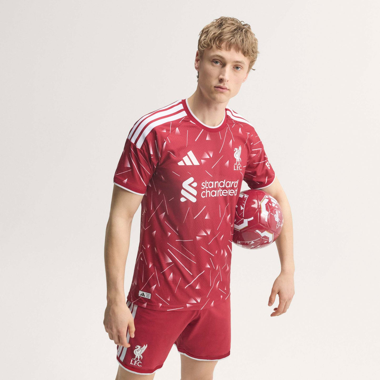 adidas Liverpool FC 25-26 Authentic Home - Active Maroon