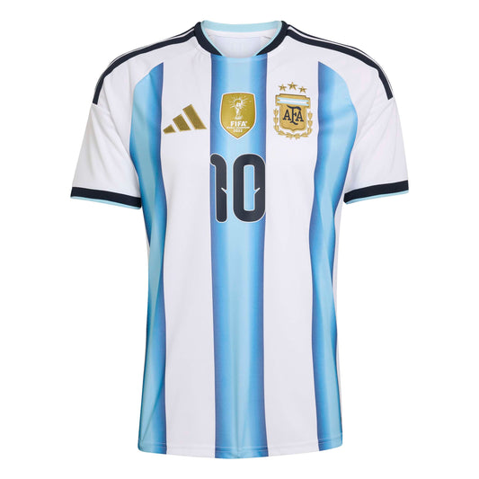 adidas Argentina 26 Home Messi Jersey - White / Sky Blue
