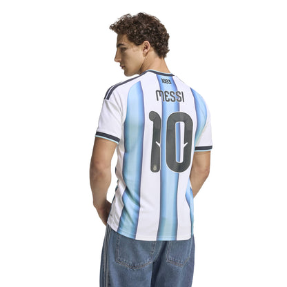 adidas Argentina 26 Home Messi Jersey - White / Sky Blue