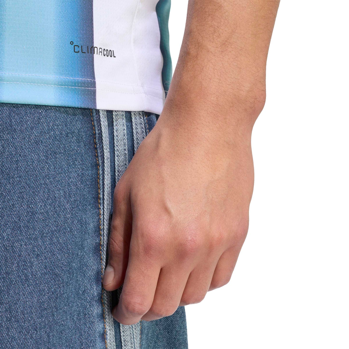 adidas Argentina 26 Home Messi Jersey - White / Sky Blue