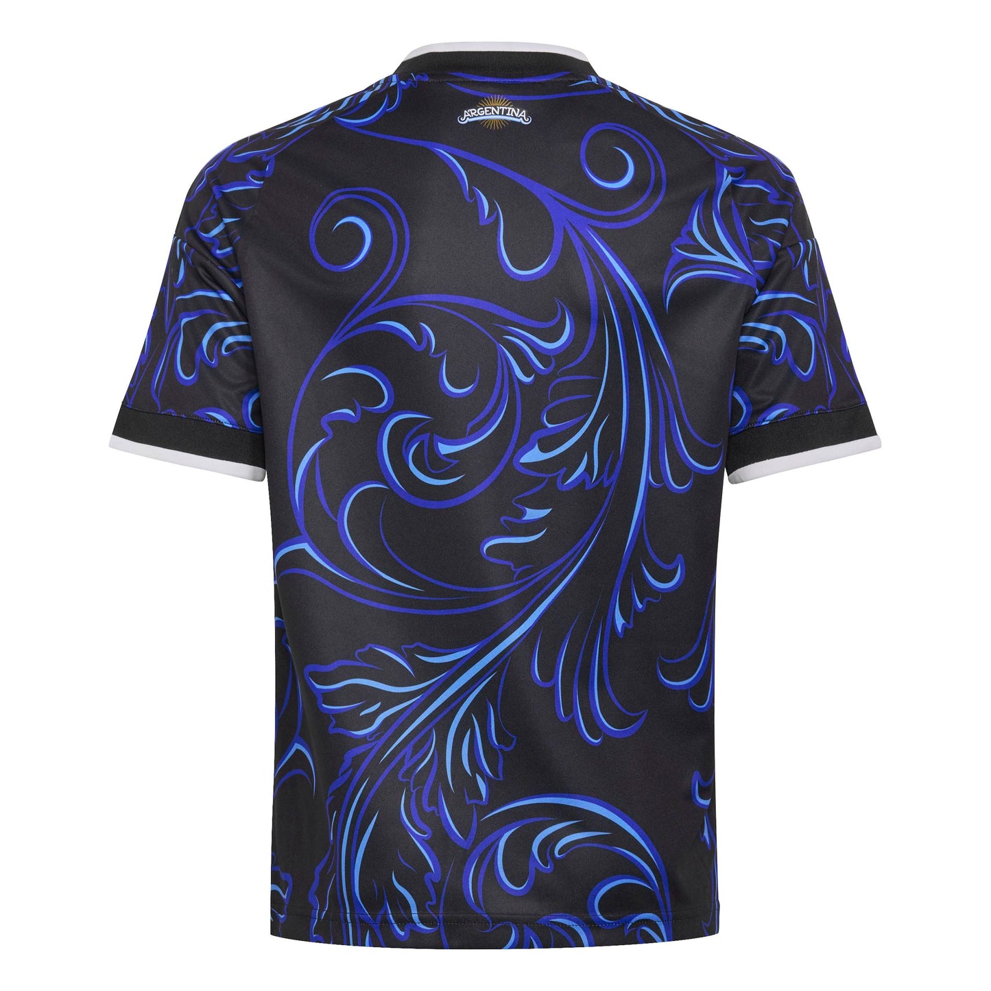 adidas Argentina 26 Kids Away Jersey - Black / Lucid Blue / Blue Burst