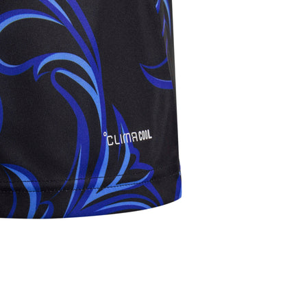 adidas Argentina 26 Kids Away Jersey - Black / Lucid Blue / Blue Burst