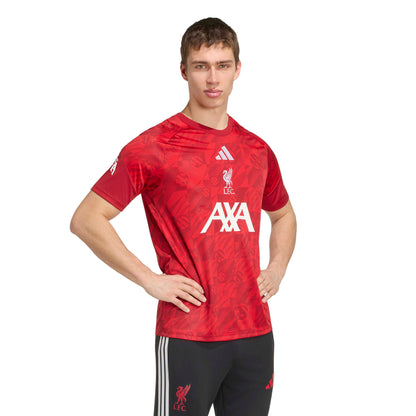 adidas Liverpool FC 26-27 Pre-Match Jersey - Active Maroon / Better Scarlet