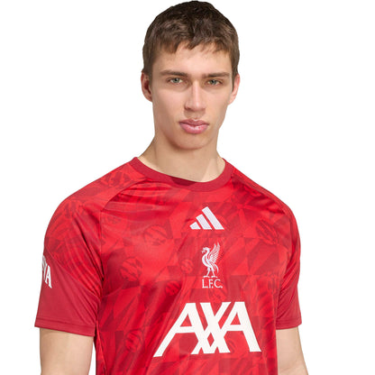 adidas Liverpool FC 26-27 Pre-Match Jersey - Active Maroon / Better Scarlet