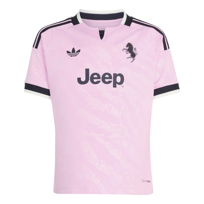 adidas Juventus 26-27 Kids Away Jersey - True Pink / Black