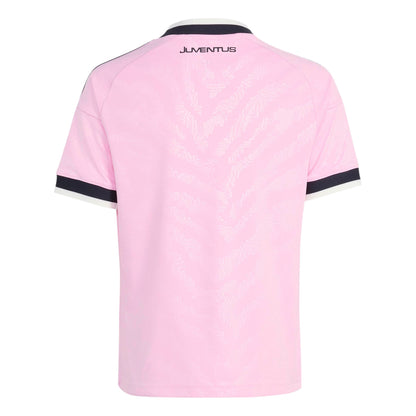 adidas Juventus 26-27 Kids Away Jersey - True Pink / Black