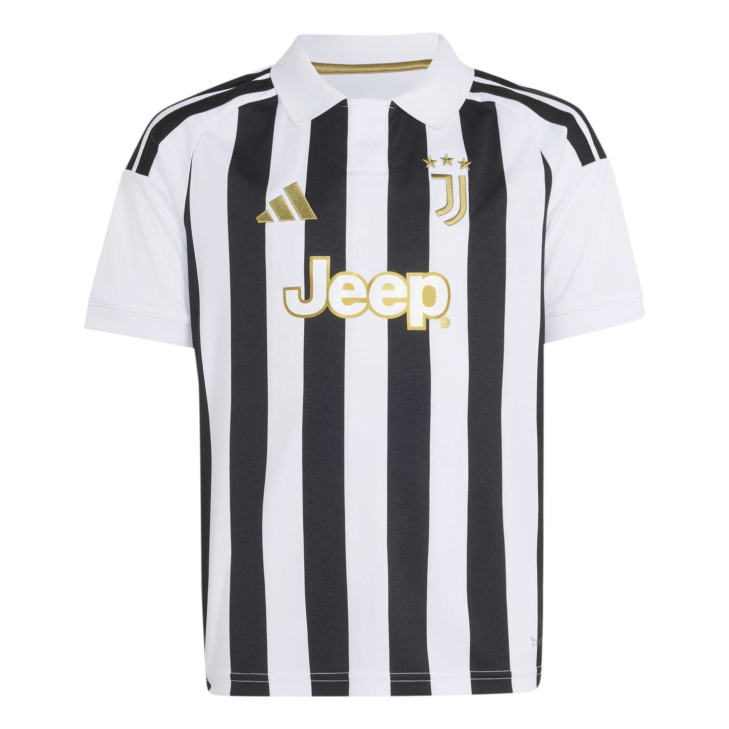 adidas Juventus 26-27 Kids Home Jersey - White / Black