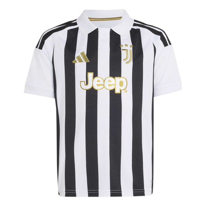 adidas Juventus 26-27 Kids Home Jersey - White / Black