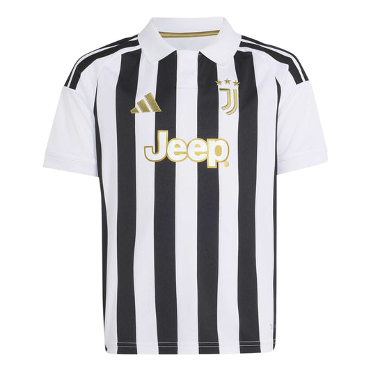 adidas Juventus 26-27 Kids Home Jersey - White / Black