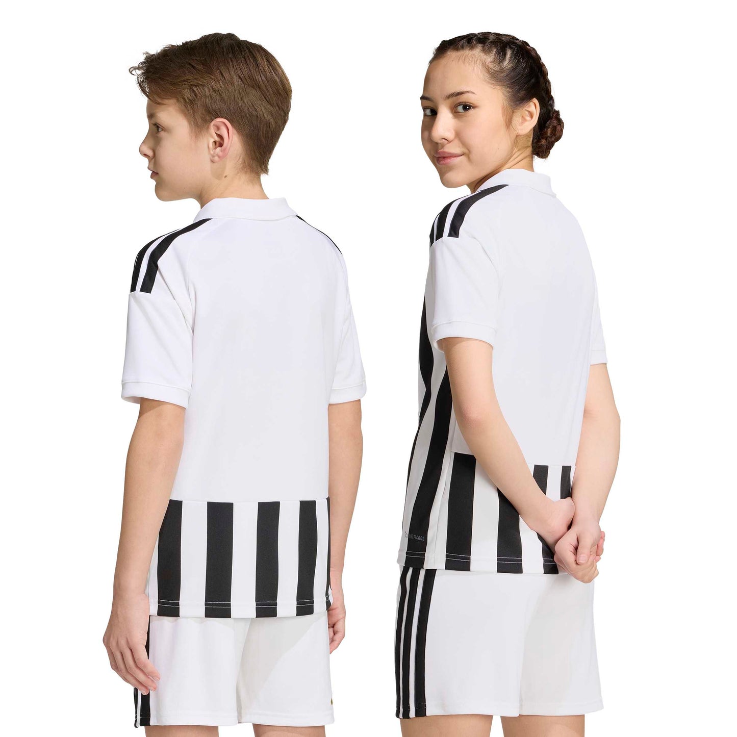 adidas Juventus 26-27 Kids Home Jersey - White / Black