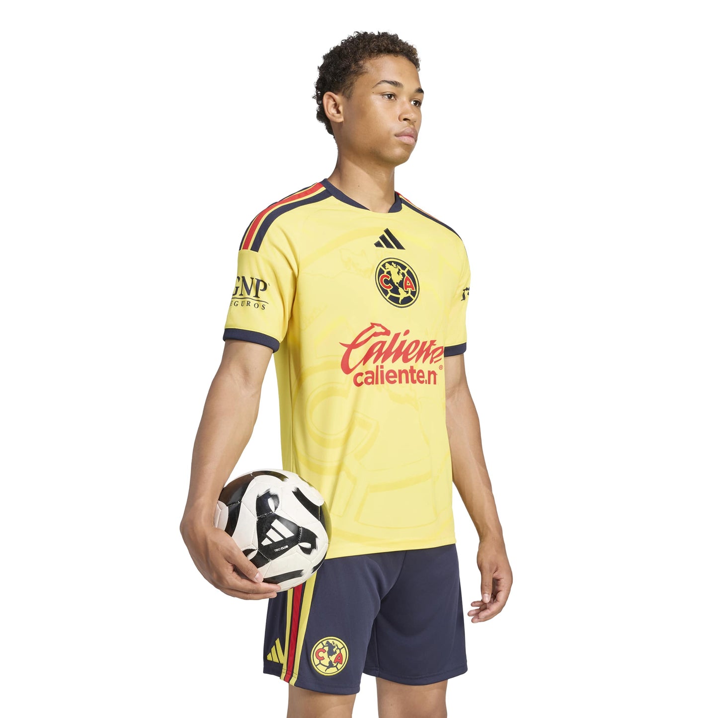 adidas Club America 26-27 Home Jersey - Impact Yellow / Legend Ink
