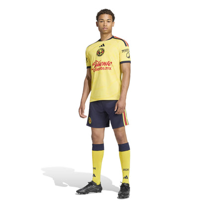 adidas Club America 26-27 Home Jersey - Impact Yellow / Legend Ink