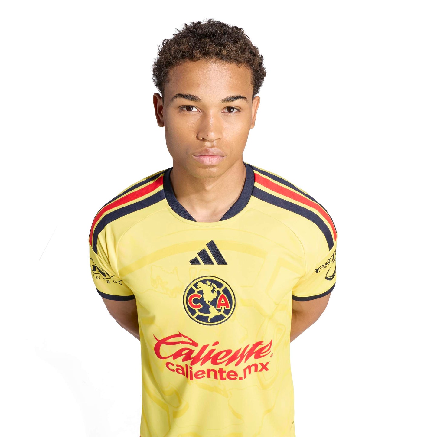 adidas Club America 26-27 Home Jersey - Impact Yellow / Legend Ink