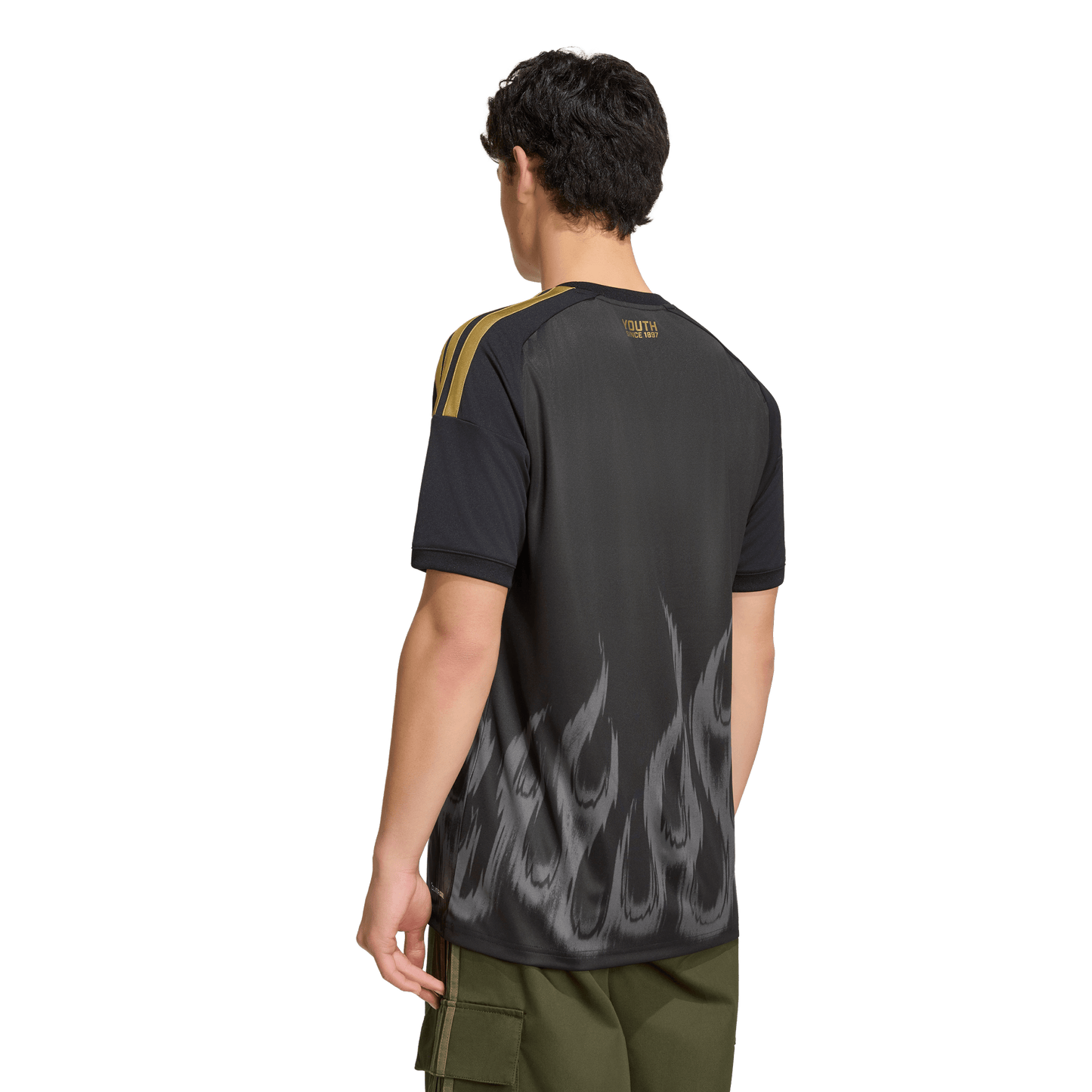 adidas Juventus 26-27 3rd Jersey - Black on model back view