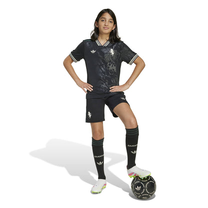 adidas Juventus 25-26 Kids 3rd Jersey - Black / Ecru Tint