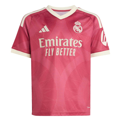 adidas Real Madrid 26-27 Jr Third Jersey - Wild Pink