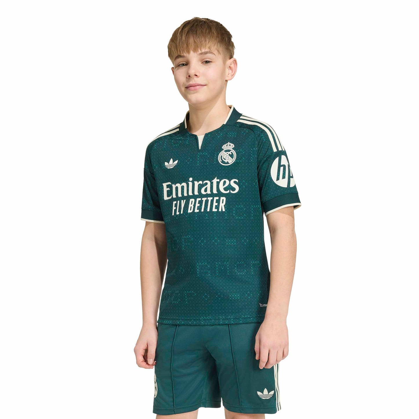 adidas Real Madrid  26-27 Jr Away Jersey - Aurora Ivy
