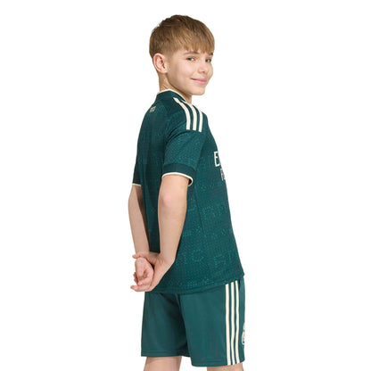 adidas Real Madrid  26-27 Jr Away Jersey - Aurora Ivy